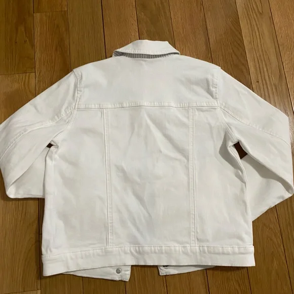 Vineyard Vines Girl’s White Jean Jacket